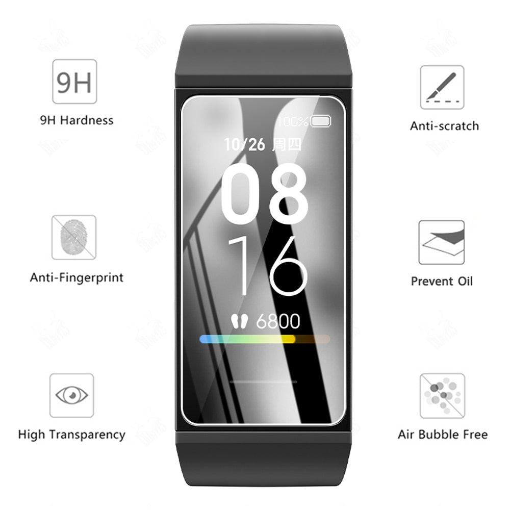 For Redmi Band Tempered Glass Screen Protector For XIaomi Redmi Band 4C Smart bracelet Watch clear Anti-Scratch Protection Film