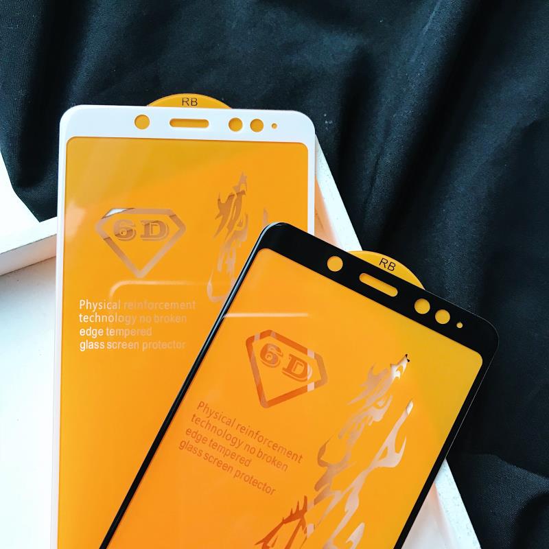6D Full Cover Tempered Glass For Xiaomi Redmi Note 8 7 10 Pro M3 Screen Protector Film For Redmi 5 Plus Note 5 Protective Glass